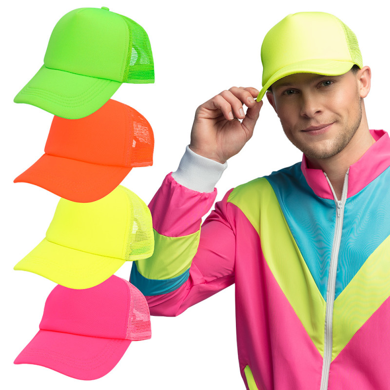 Kšiltovka v neonové barvě